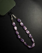 Amethyst Haze Phone Charm