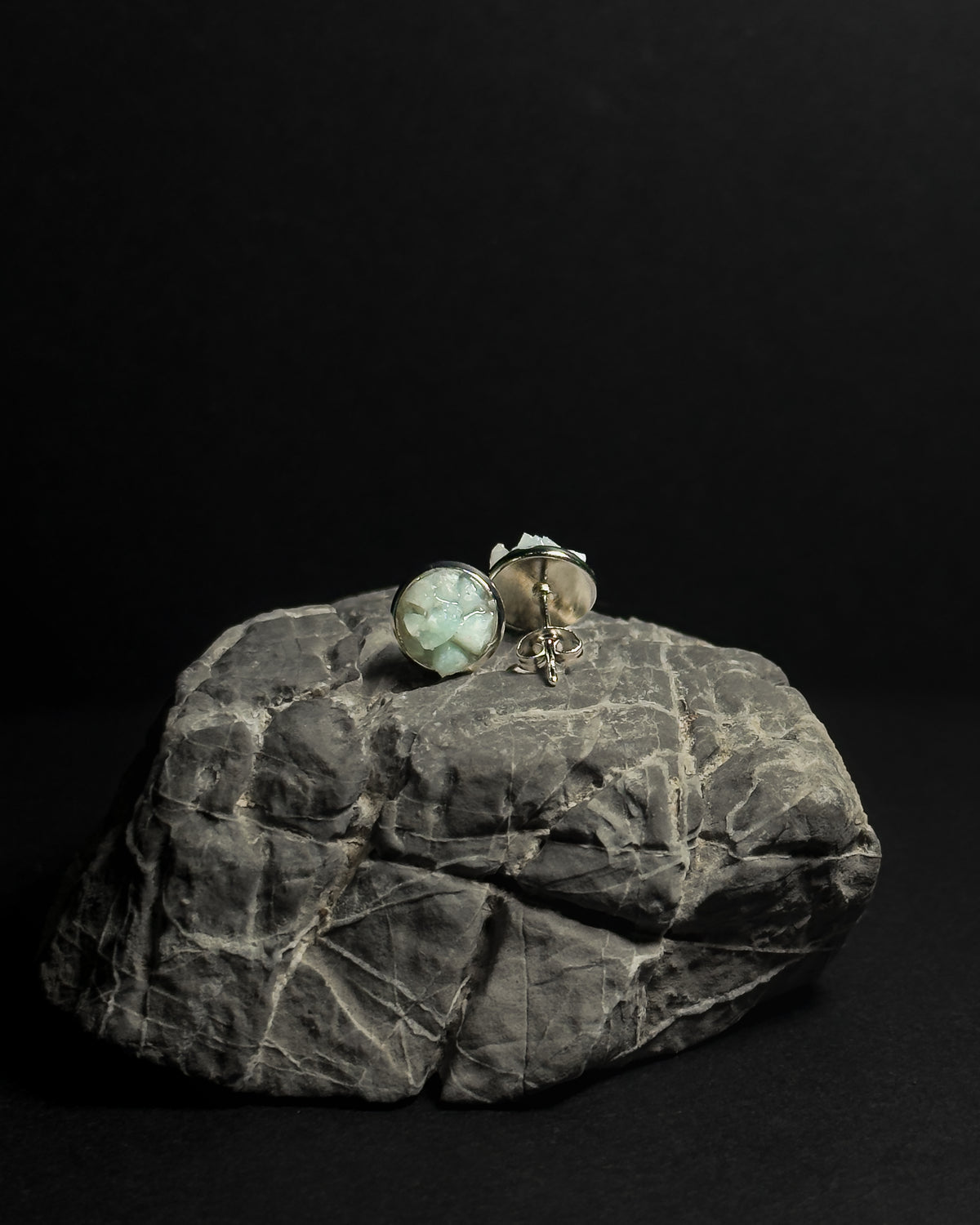 Reformed Studs: Amazonite