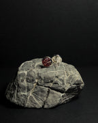 Reformed Studs: Red Garnet
